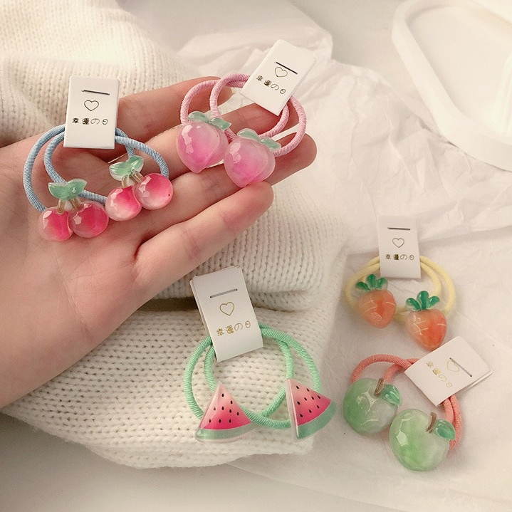 Travel Accessories Baby - Kids Carrot Hair Ties 5 Pair
