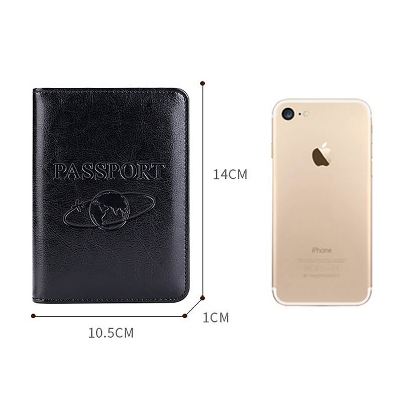 Unisex Genuine Leather Passpor - Travel Accessories Wallet recension och pris