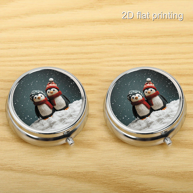 Winter Penguin 7-Pattern Round - Travel Accessories As Gifts recension och pris