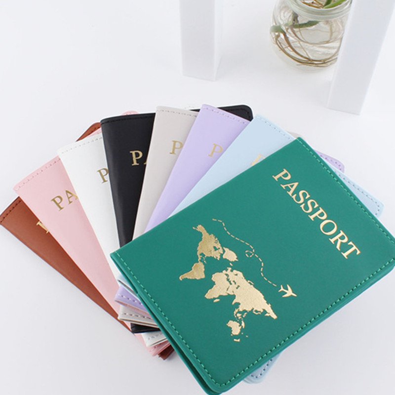 1PCS PU Leather Map Passport C - Travel Accessories Wallet recension och pris