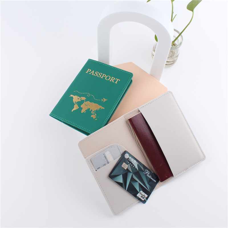 1PCS PU Leather Map Passport C - Travel Accessories Wallet recension och pris