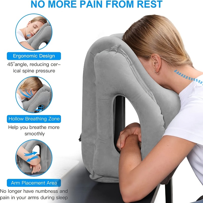 Inflatable Travel Pillows with - Travel Accessories Long Flight recension och pris