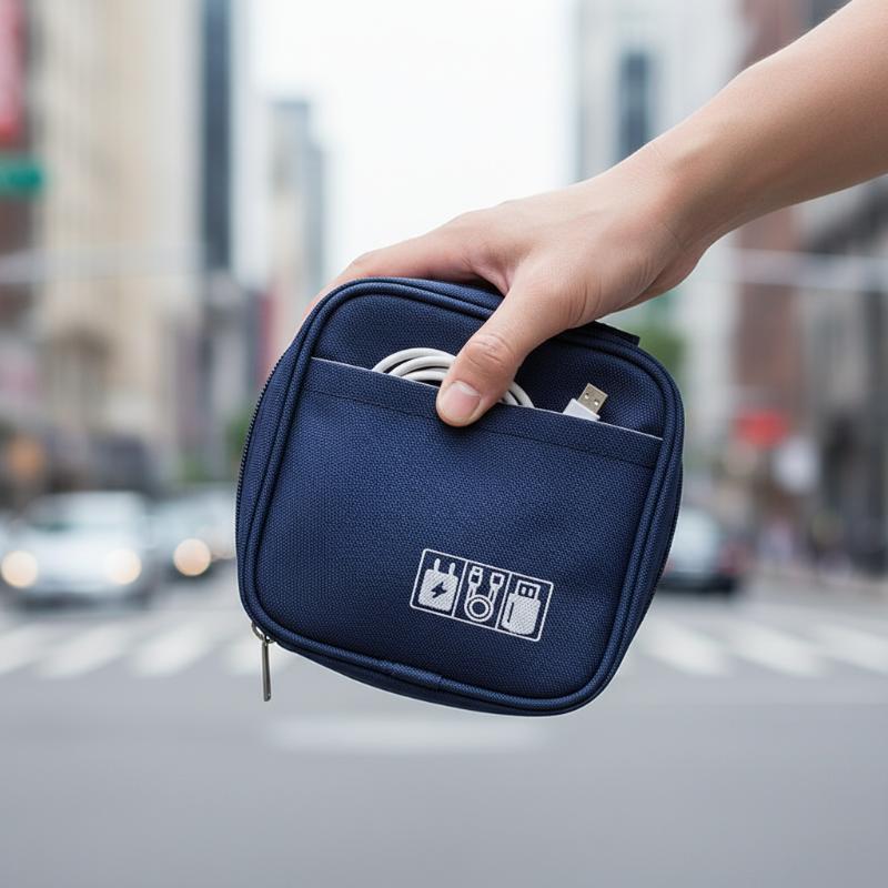 【F】Waterproof Portable Cable O - Travel Accessories Organizer Bag recension och pris