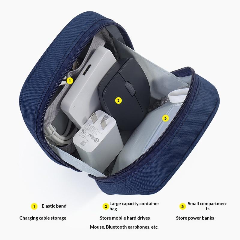 【F】Waterproof Portable Cable O - Travel Accessories Organizer Bag recension och pris