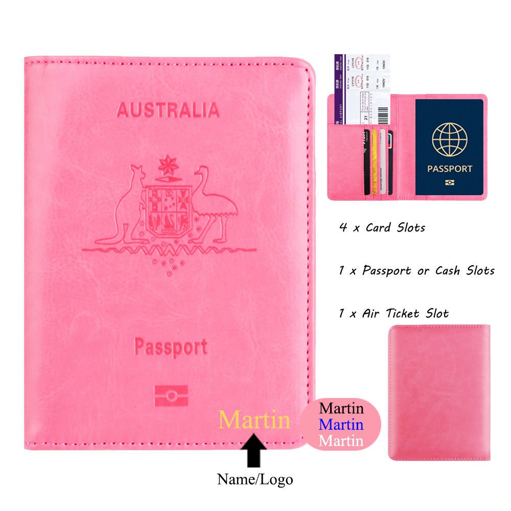 Customized Name Australia RFID - Travel Accessories Wallet recension och pris