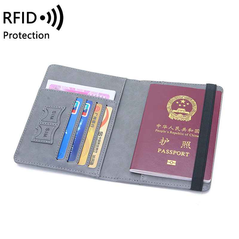Unisex PU Leather Passport Hol - Travel Accessories Wallet recension och pris