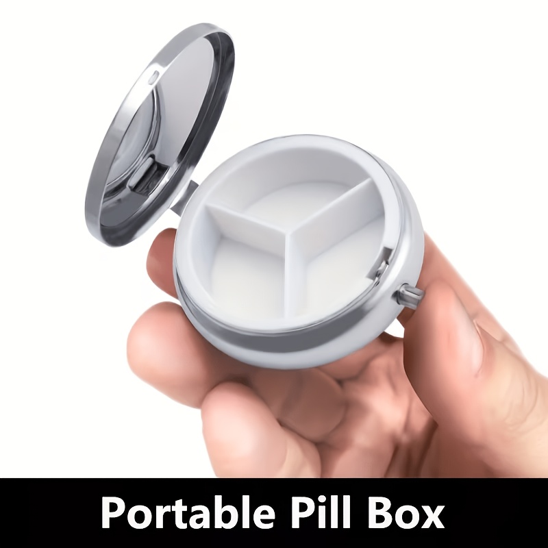 1pc flat portable round metal  - Travel Accessories As Gifts recension och pris