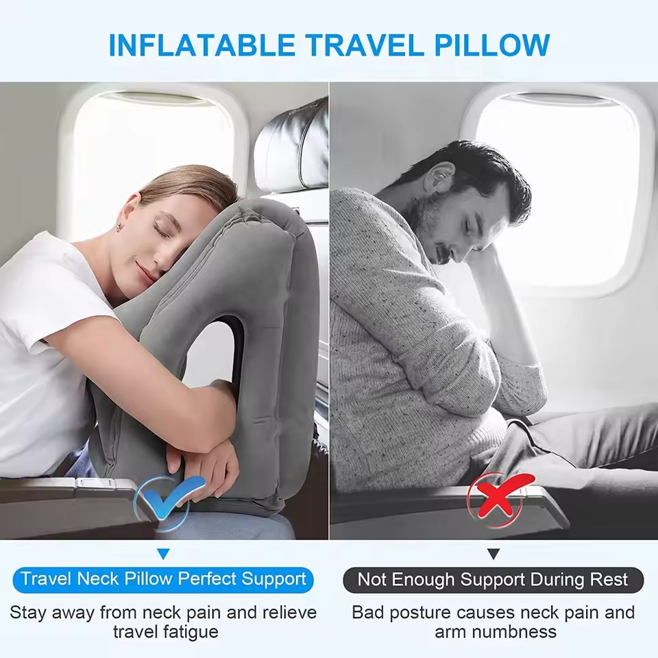 Inflatable Travel Pillow,Trave - Travel Accessories Long Flight recension och pris