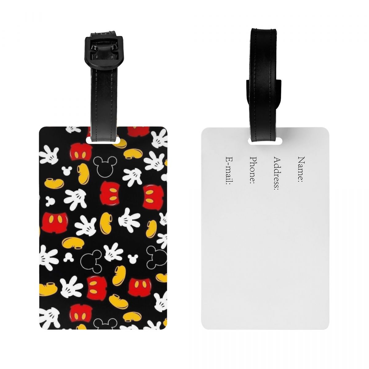Custom M-Mouse  Luggage Tag fo - Luggage Cover Protector recension och pris