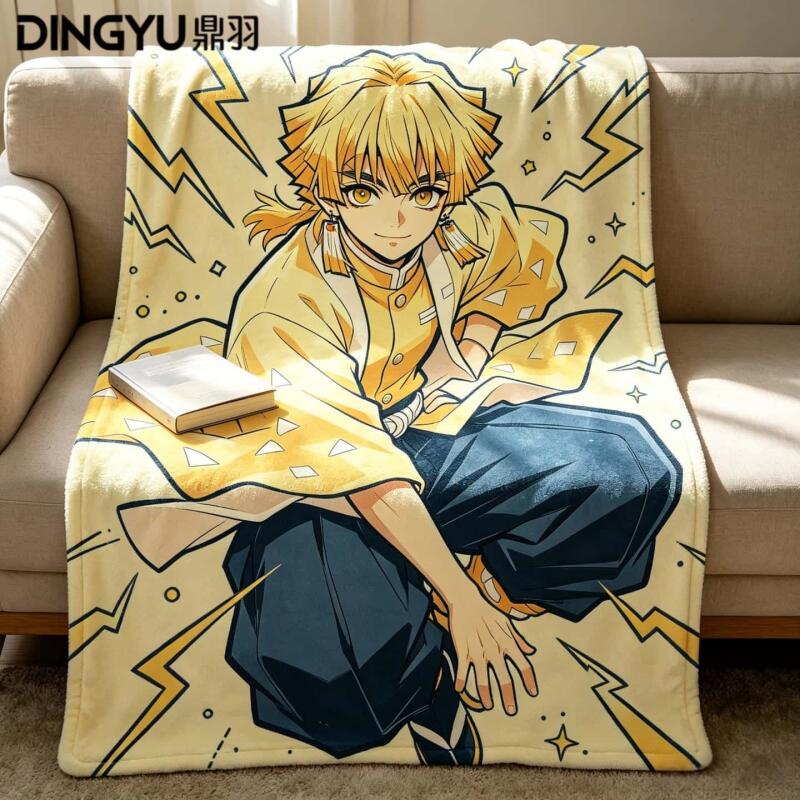 Anime Demon Slayer Flannel Bla - Travel Accessories As Gifts recension och pris