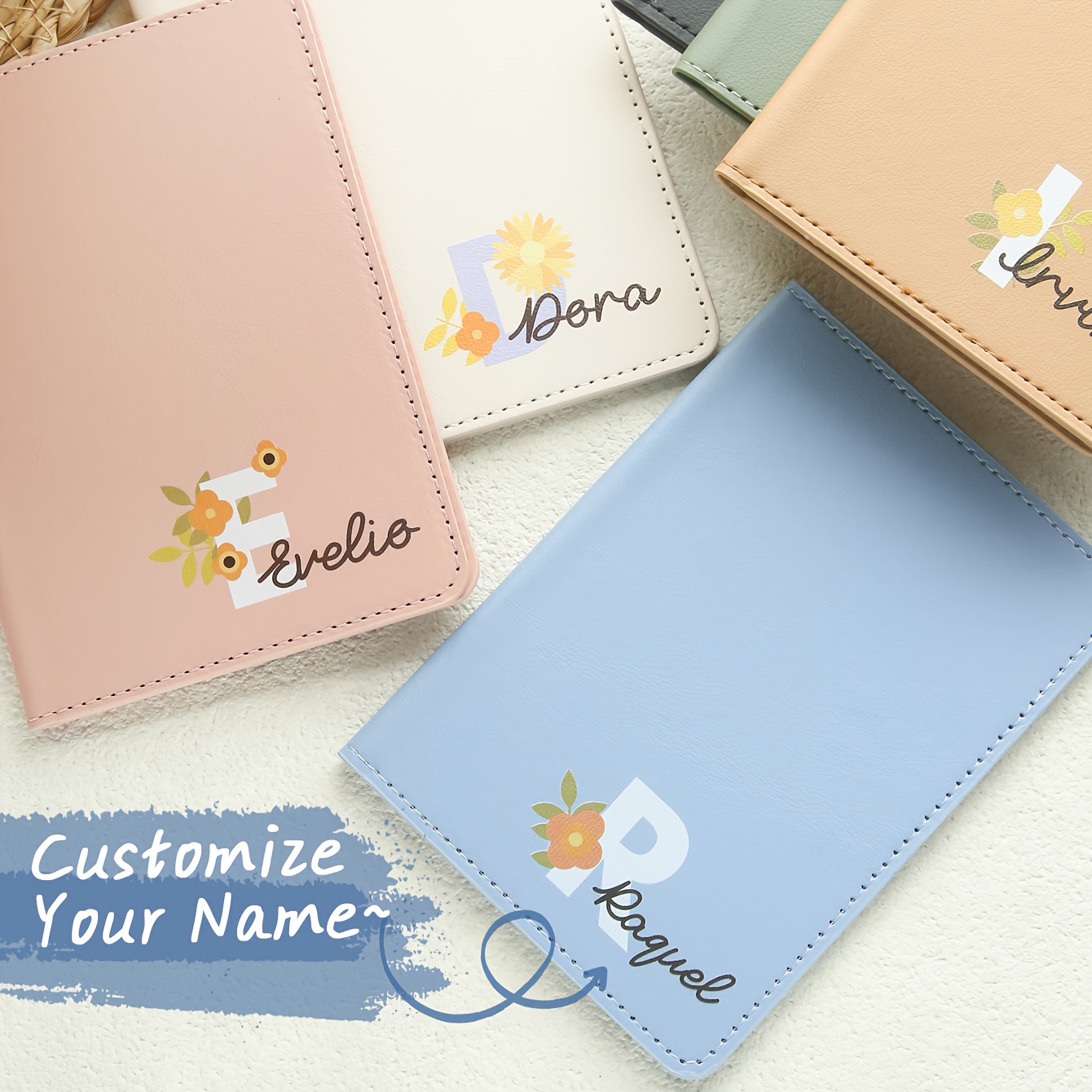 1pc Personalized Passport Cove - Travel Accessories As Gifts recension och pris