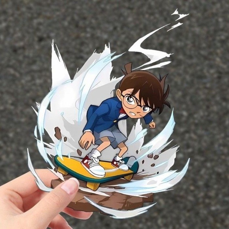 Detective Conan Cartoon Skateb - Luggage Cover Protector recension och pris