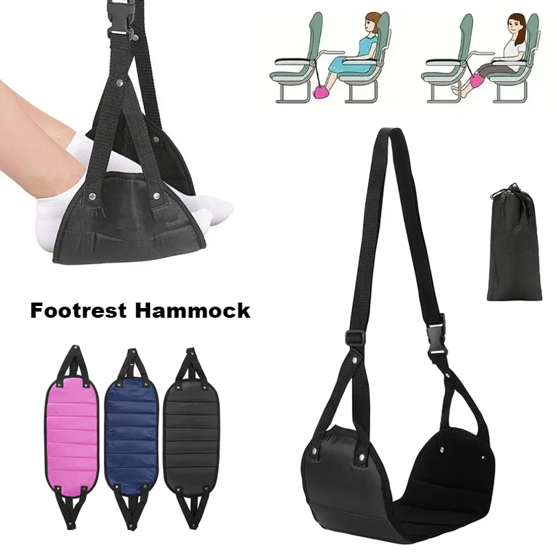 Portable Adjustable Footrest H - Travel Accessories Long Flight recension och pris