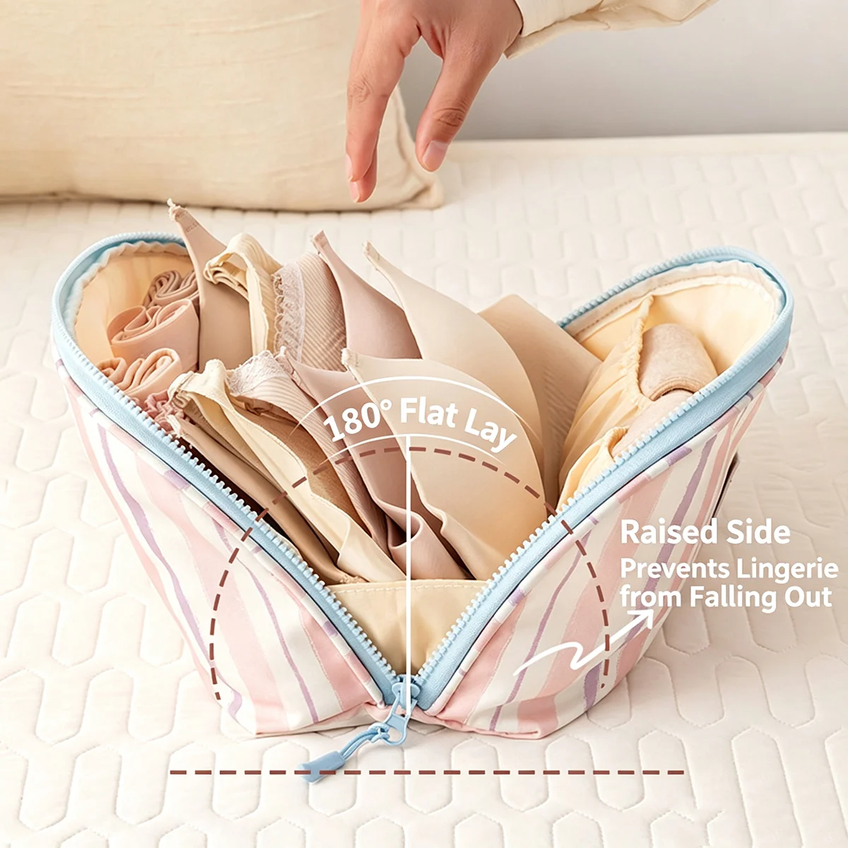 Underwear Storage Bag Portable - Travel Accessories Organizer Bag recension och pris