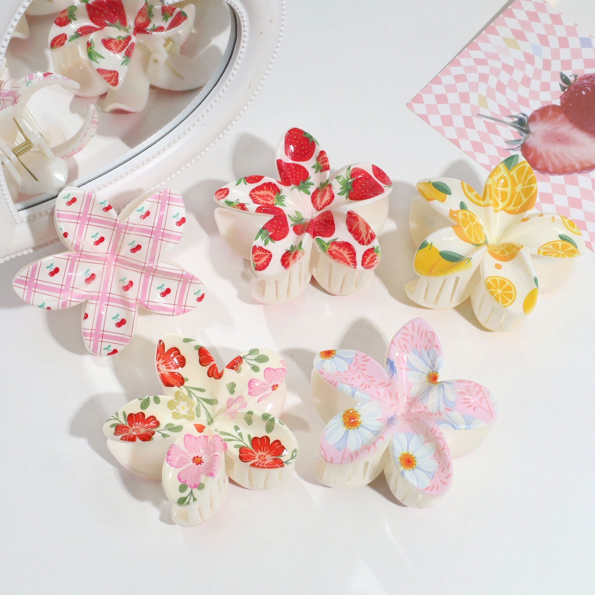 3pcs Cute Fashion Colorful Fru - Travel Accessories Aesthetic recension och pris
