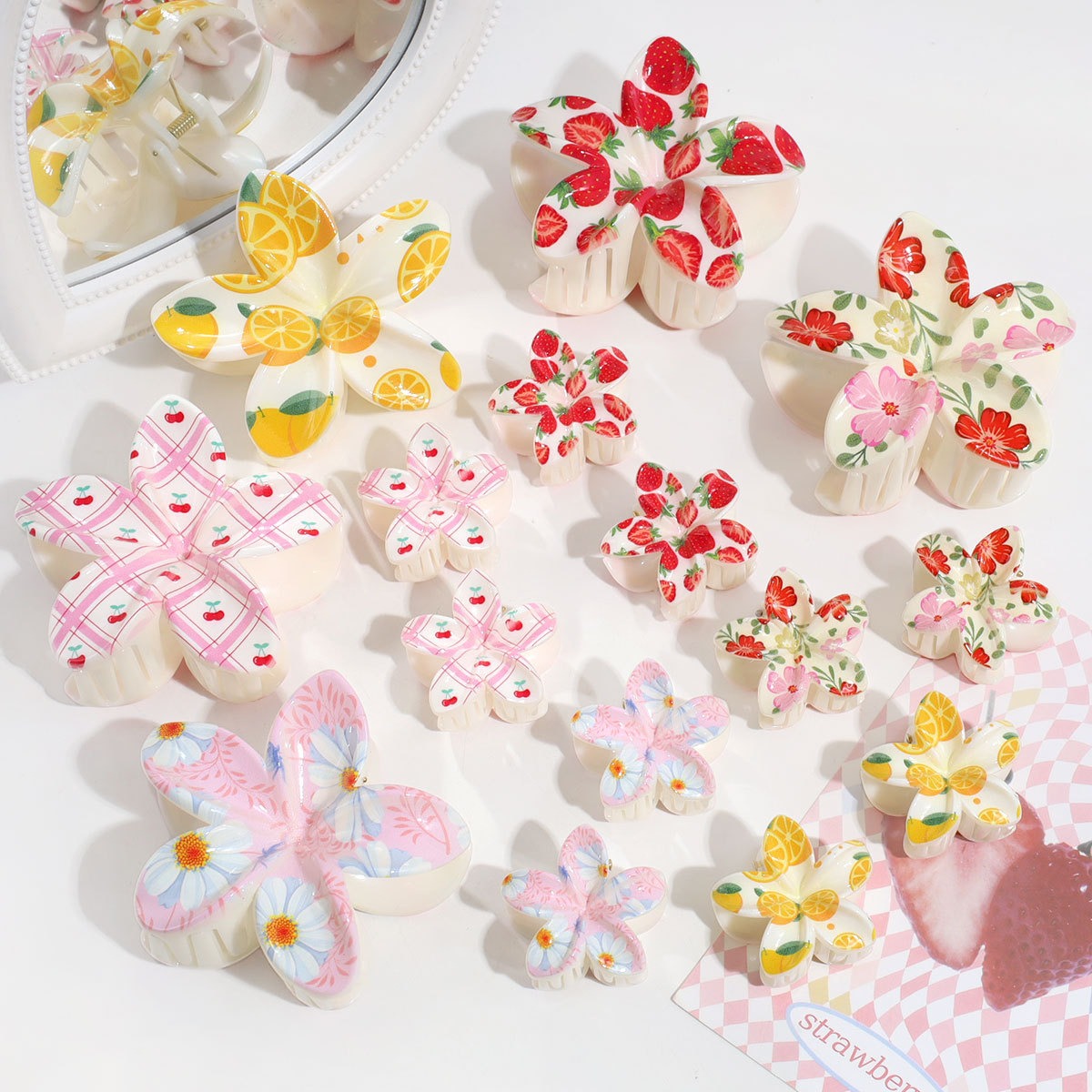 3pcs Cute Fashion Colorful Fru - Travel Accessories Aesthetic recension och pris