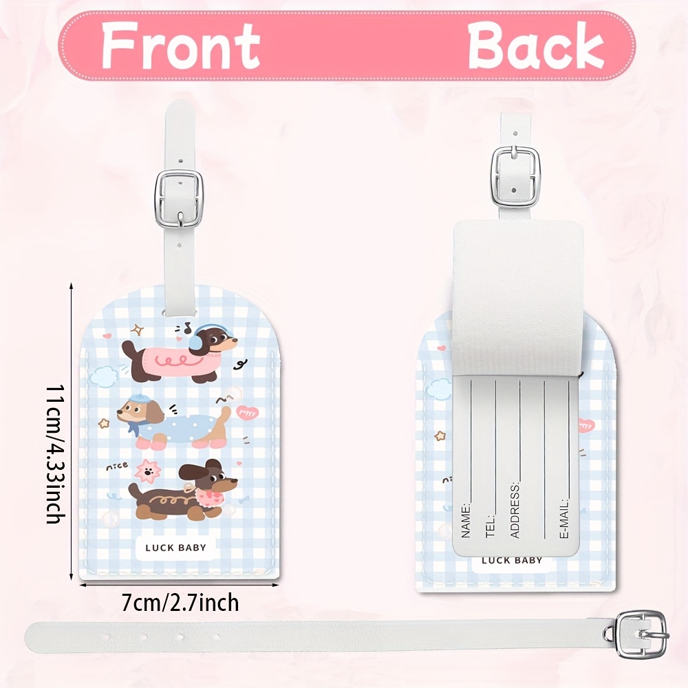 Luggage Tag Made of PU Materia - Travel Accessories As Gifts recension och pris