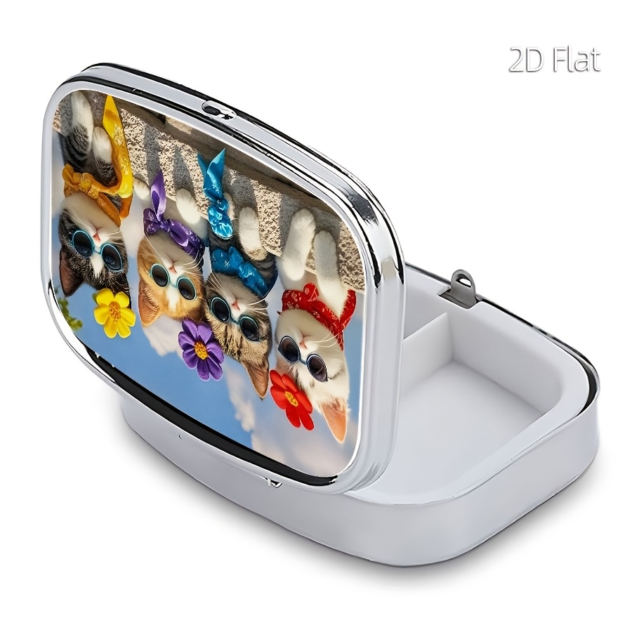 Flat Design, 1 Cute Cat-Patter - Travel Accessories As Gifts recension och pris